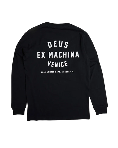 Deus Venice Longsleeve - Black - lab10menswear.nl