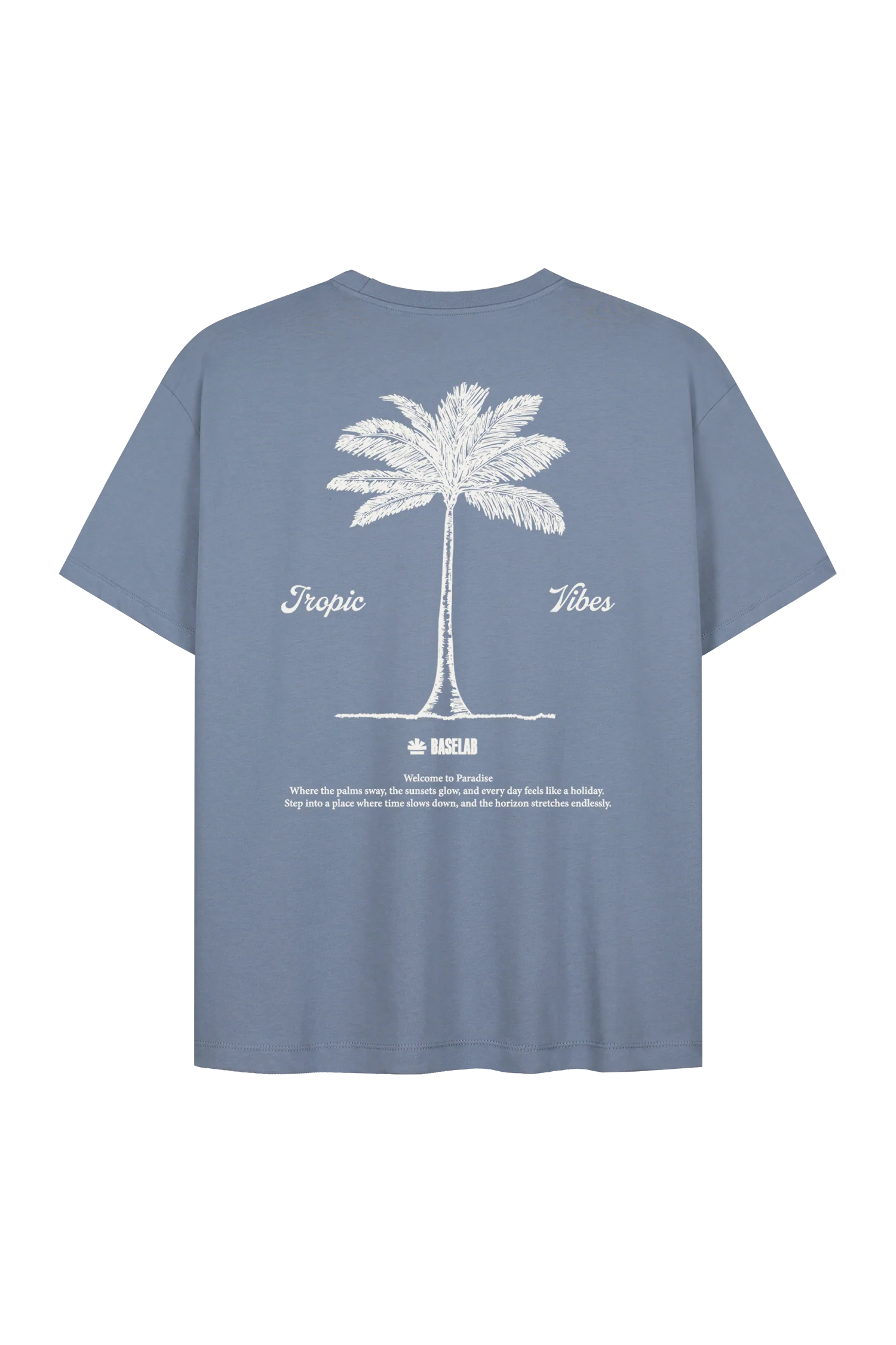 Tropic T-Shirt - Pale Blue - Baselab | LAB10STREETWEAR
