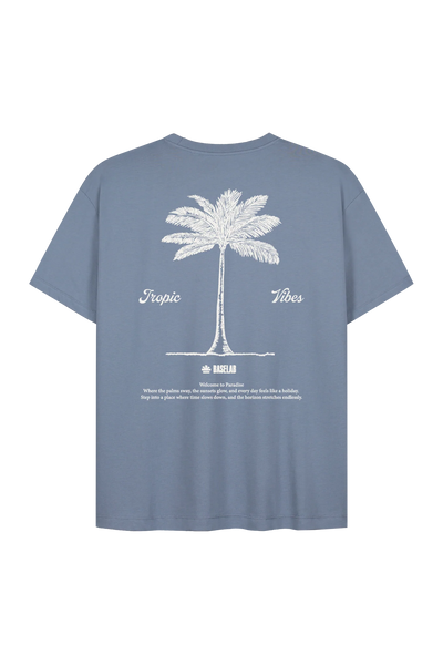 Tropic T-Shirt - Pale Blue - Baselab | LAB10STREETWEAR