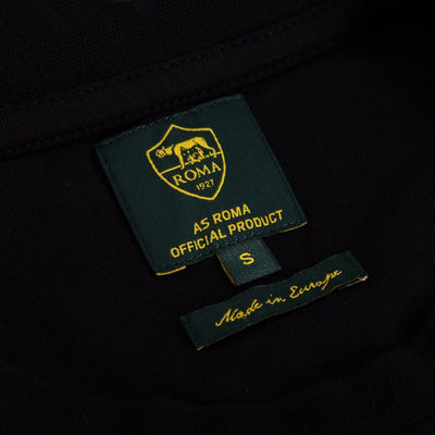 AS Roma Taper T-Shirt Zwart - Copa Football | LAB10STREETWEAR