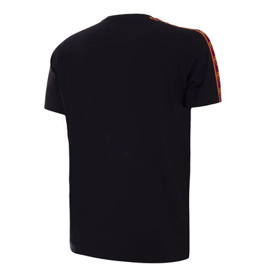 AS Roma Taper T-Shirt Zwart - Copa Football | LAB10STREETWEAR