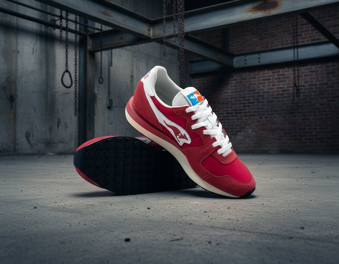 Aussie Athluxe  II - Red White - Kangaroos | LAB10STREETWEAR