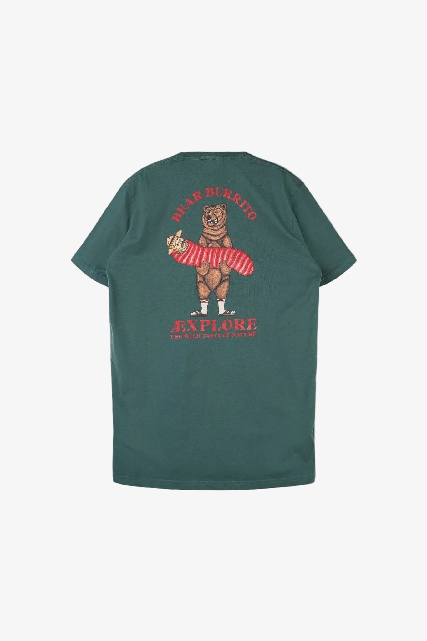 Bear Burrito T-Shirt - Green Gables - Lakor | LAB10STREETWEAR