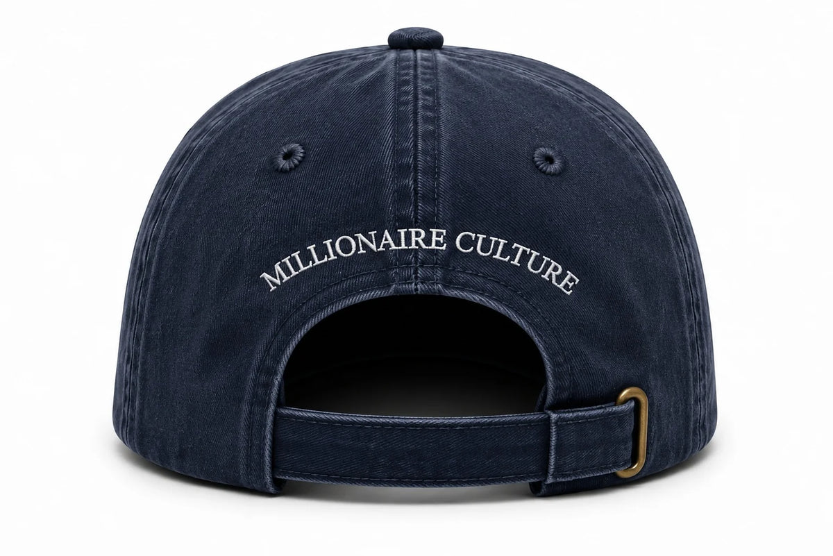 millionaire culture cap navy -lab10menswear.nl