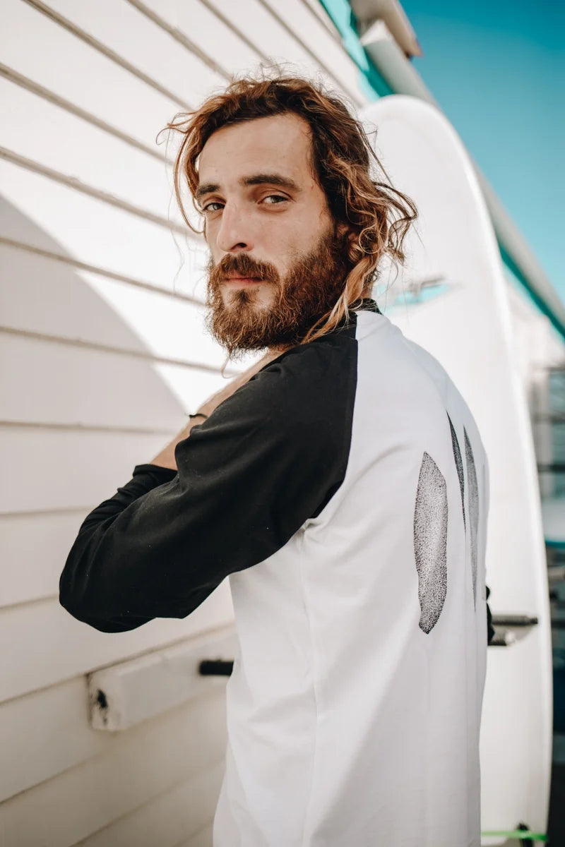Boards Longsleeve- Black & White - Surf.inc | LAB10STREETWEAR