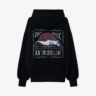 Chillin’rn Hoodie - Acid Black - Surf.inc | LAB10STREETWEAR