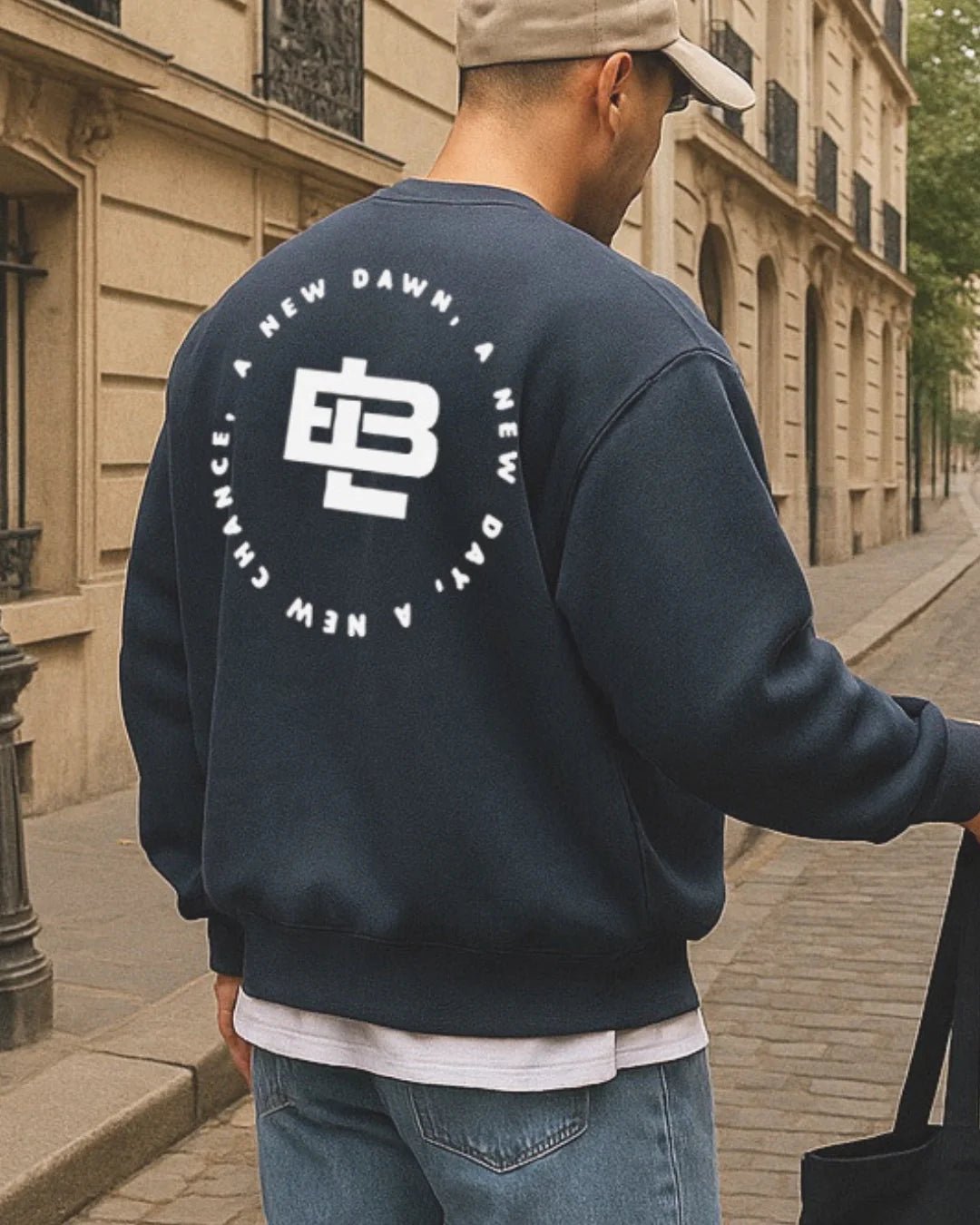 Circle Sweater - Mood Indigo - Baselab | LAB10STREETWEAR
