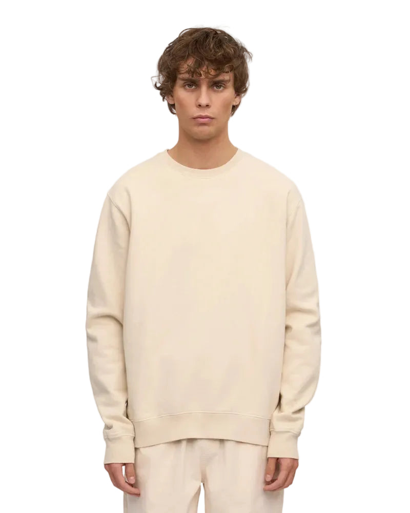 colorfulstandard Organic Oversized Crew - Ivory White -lab10menswear.nl