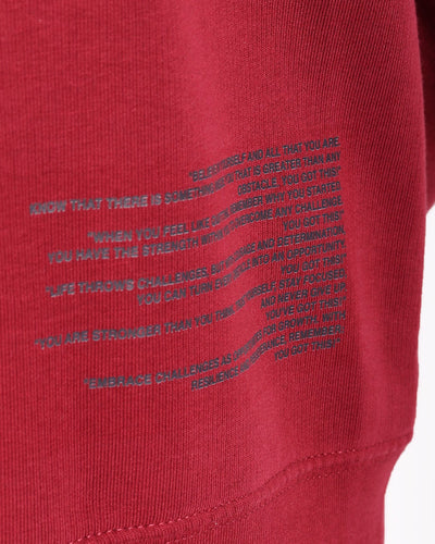 Flow & Grow - Burgundy - A'Woke Studio | LAB10STREETWEAR