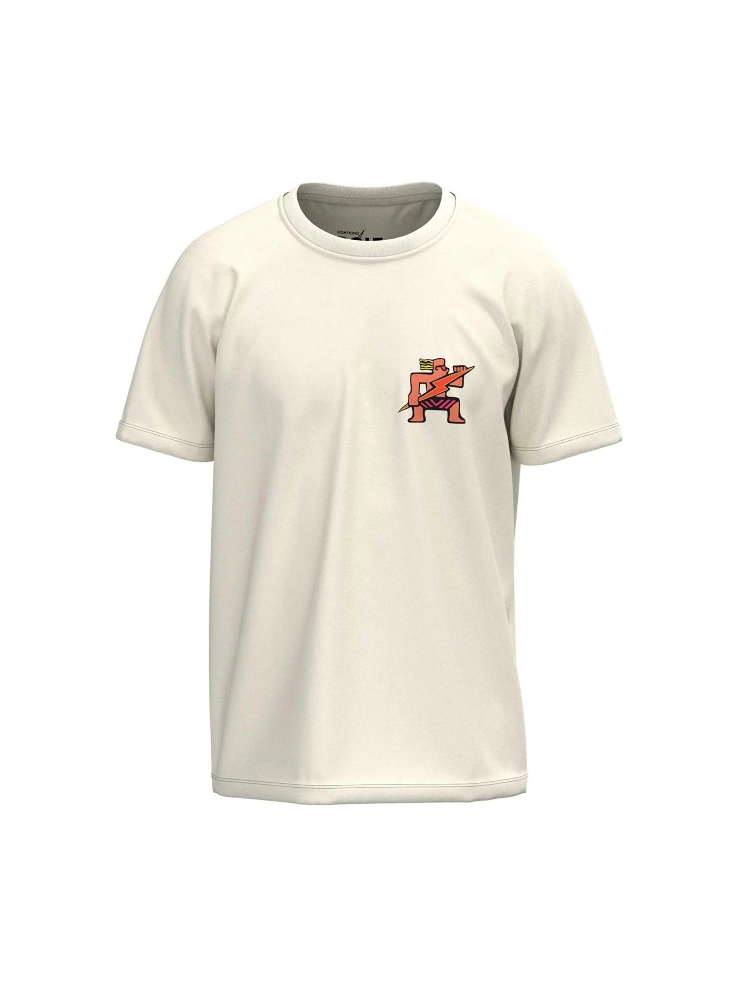 Groms T-Shirt - Off White - Lightning Bolt | LAB10STREETWEAR