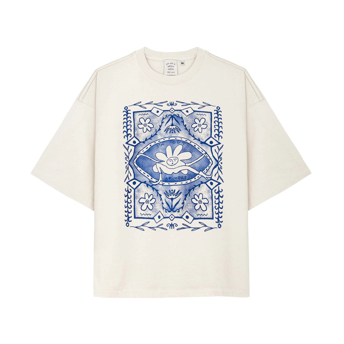 I'm Out Tee - Vintage White