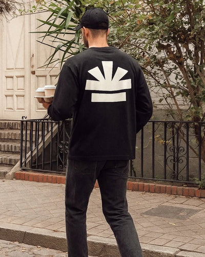 Icon Longsleeve - Zwart - Baselab | LAB10STREETWEAR