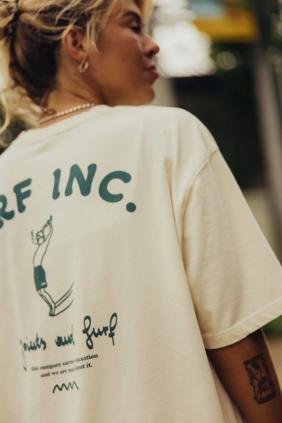 Joints & Surf Tee - Super Natural - Surf.inc | LAB10STREETWEAR