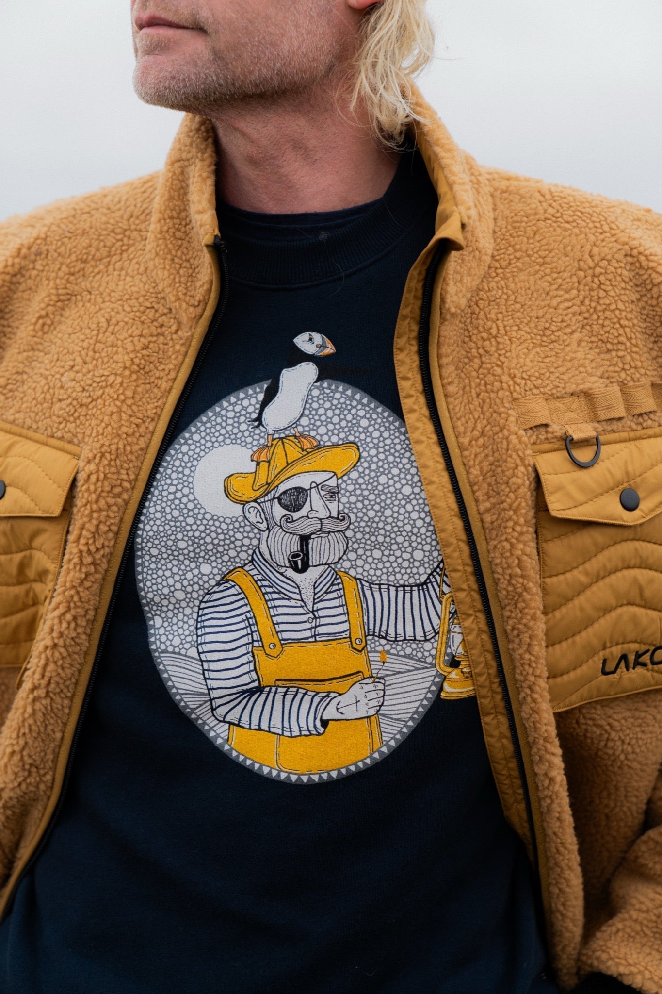 Light the Way Crewneck Sweater - Blueberry - Lakor | LAB10STREETWEAR