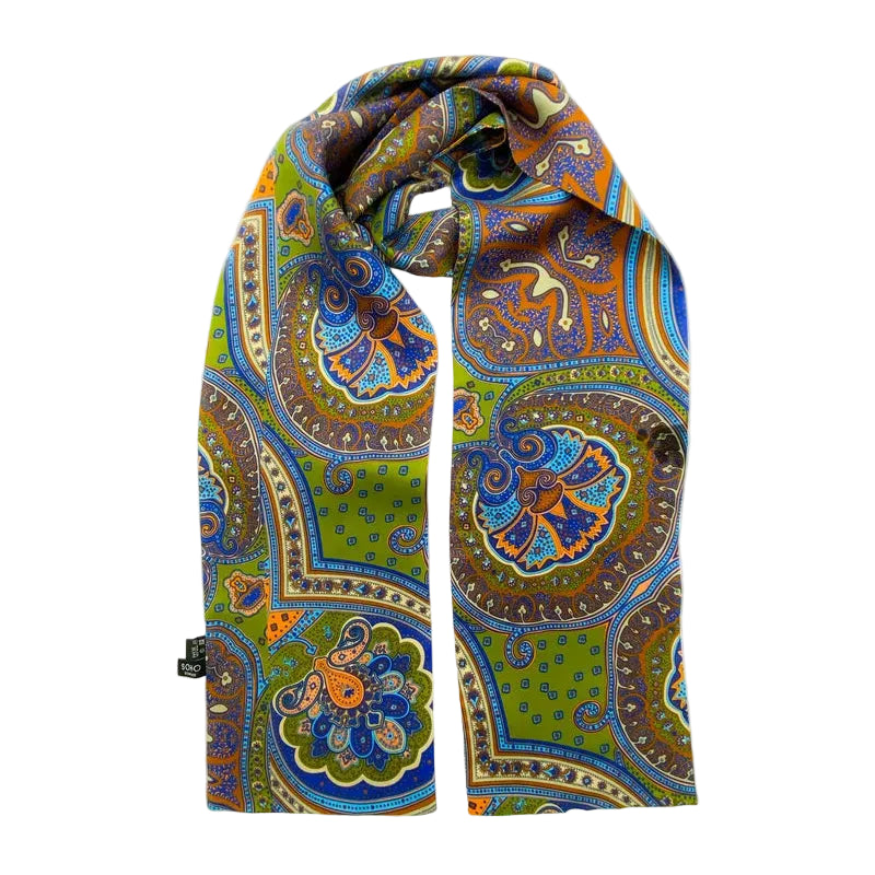 Silk Paisley Scarf - The Montreal