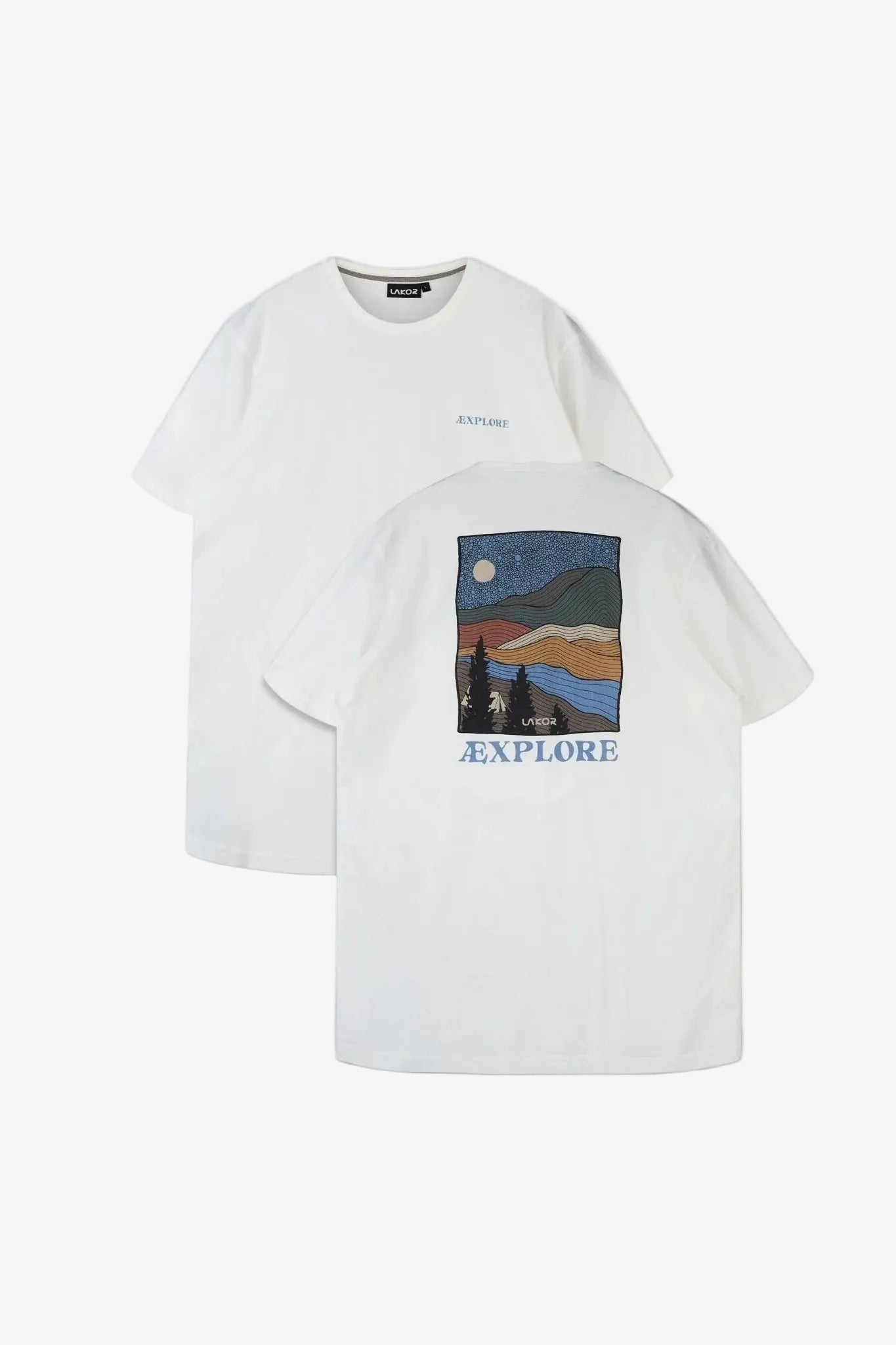 Out There T- Shirt - Star White - Lakor | LAB10STREETWEAR