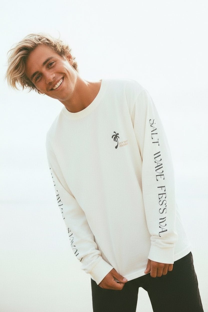 Salty Dreams Longsleeve - Vintage White - Surf.inc | LAB10STREETWEAR