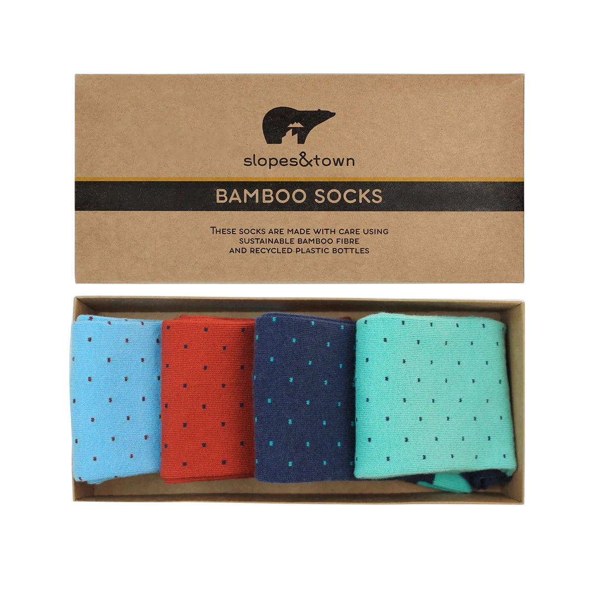 Sokken Geschenkdoos - Blue Dots - Slopes & Town | LAB10STREETWEAR