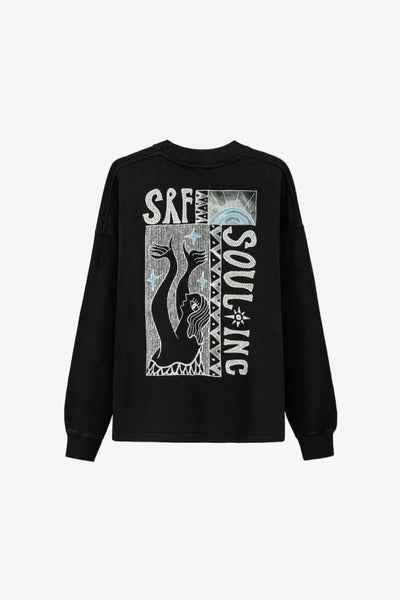 Soulinc Longsleeve - Acid Black - Surf.inc | LAB10STREETWEAR