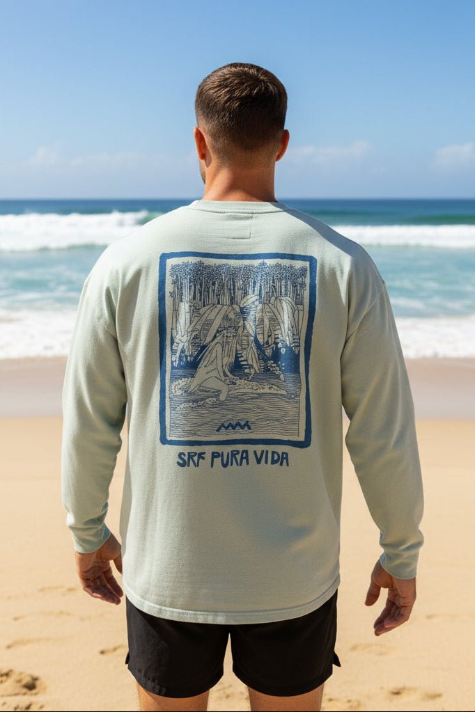 SRF Pura Vida Longsleeve - Denim Blue - Surf.inc | LAB10STREETWEAR