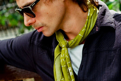 Diamonds in Verdant - Bohemian Style Bandana