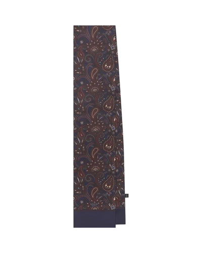 Silk Scarf - Windermere - Mahogany Daze